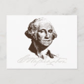 Handtekening George Washington Briefkaart (Voorkant)