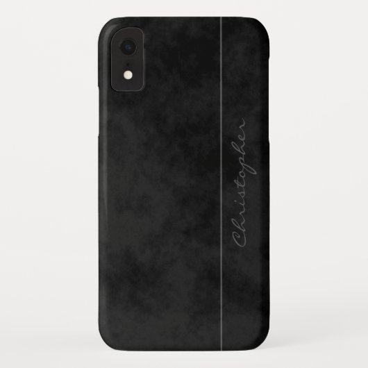 Handtekening Gevlekt Zwart Knap Case-Mate iPhone Case (Achterkant)