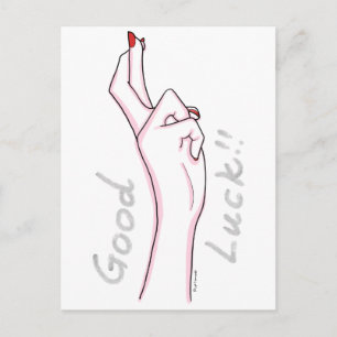 Handtekening: "Goed plukken" Briefkaart