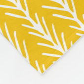 Handtekening Gold Wheat Patroon Fleece Deken (Hoek)