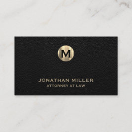 Handtekening Goud Monogram Juristen Visitekaartje