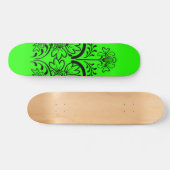 Handtekening Groene Seth Gebrandschilderde Custom Persoonlijk Skateboard (Horizontaal)