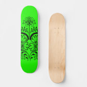 Handtekening Groene Seth Gebrandschilderde Custom Persoonlijk Skateboard (Voorkant)
