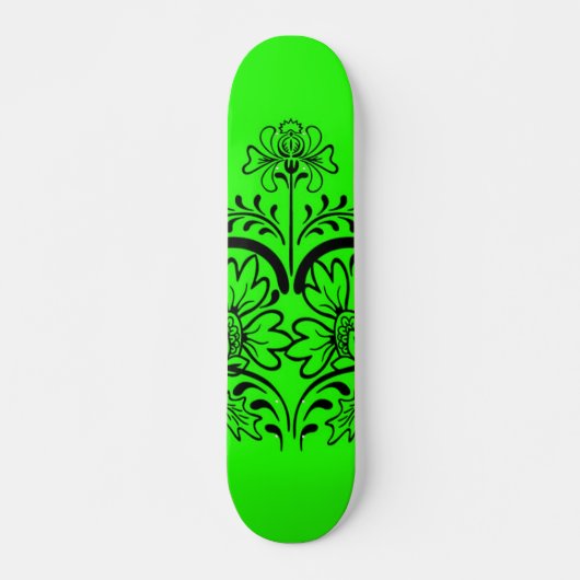 Handtekening Groene Seth Gebrandschilderde Custom Persoonlijk Skateboard (Voorkant)