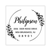 Handtekening Gronieh Wreatnaam en adres Rubberstempel (Afrduk)