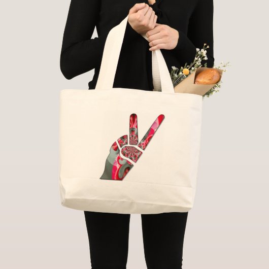Handtekening Grote Tote Bag (Voorkant (product))