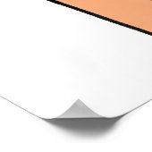 Handtekening Handje met een regenboogvlag Poster (Hoek)