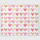 Handtekening Heart Pattern ID470 Cadeaupapier (Vlak)