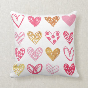 Handtekening Heart Pattern ID470 Kussen