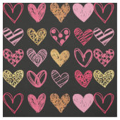 Handtekening Heart Pattern ID470 Stof (Swatch)