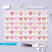 Handtekening Heart Pattern ID470 Tissuepapier (Craft)