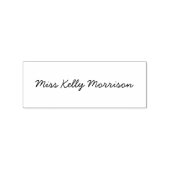 Handtekening Hout Rubber Stamp Rubberstempel (Afrduk)