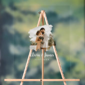 Handtekening Huwelijksgast Foto Acryl Bord (Neutraal)