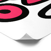 Handtekening  illustratie van buisje, cartoon poster (Hoek)