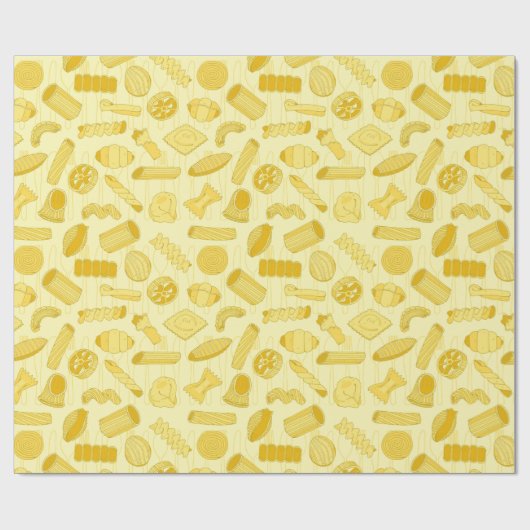 Handtekening Italiaans pasteitheekspatroon Cadeaupapier (Vlak)