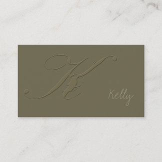Handtekening K Visitekaartje