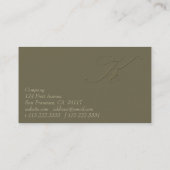 Handtekening K Visitekaartje (Achterkant)