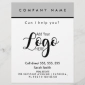 Handtekening KAART brochure voor de productiesecto (Achterkant)