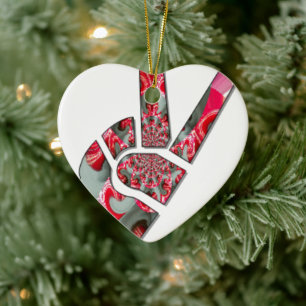 Handtekening Keramisch Ornament