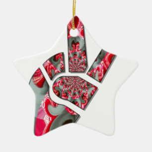 Handtekening Keramisch Ornament