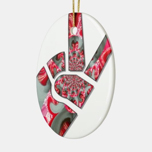 Handtekening Keramisch Ornament (Links)