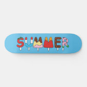 Handtekening Kinder meerkleurige Summer Snack Pops Persoonlijk Skateboard (Horizontaal)