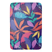 Handtekening kleurrijk Abstract lederen patroon Badmat (Voorkant Verticaal)