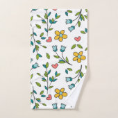 Handtekening kleurrijk patroon en kunstpatroon bad handdoek (Handdoek)