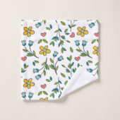 Handtekening kleurrijk patroon en kunstpatroon bad handdoek (Wasdoekje)