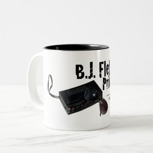 Handtekening koffie-Mok Tweekleurige Koffiemok (Voorkant links)