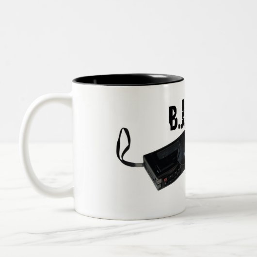 Handtekening koffie-Mok Tweekleurige Koffiemok (Links)