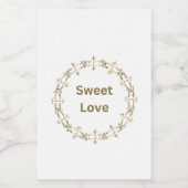 Handtekening Label Set Eten en Drinken Label Set Voedselcontainer Etiket (Enkel label)