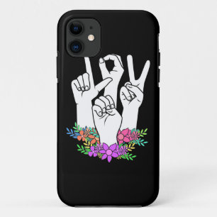 Handtekening leraar ASL Case-Mate iPhone Case