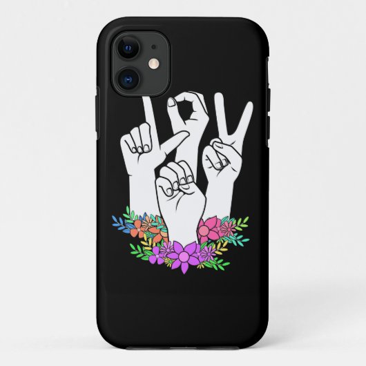 Handtekening leraar ASL Case-Mate iPhone Case (Achterkant)