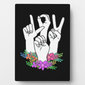 Handtekening leraar ASL Fotoplaat (voorkant)