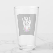 Handtekening leraar ASL Glas (Achterkant)