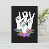 Handtekening leraar ASL Kaart (Staand voorkant)