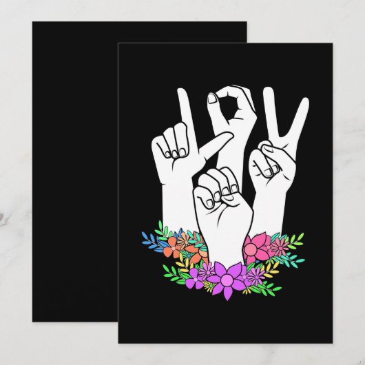 Handtekening leraar ASL Kaart (Voorkant / Achterkant)