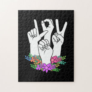 Handtekening leraar ASL Legpuzzel