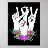 Handtekening leraar ASL Poster (Voorkant)