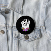 Handtekening leraar ASL Ronde Button 7,6 Cm (In situ)