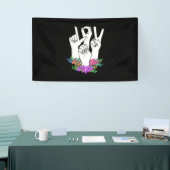 Handtekening leraar ASL Spandoek (Beurs)