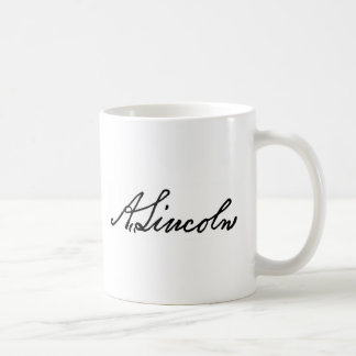 Handtekening Lincoln Koffiemok