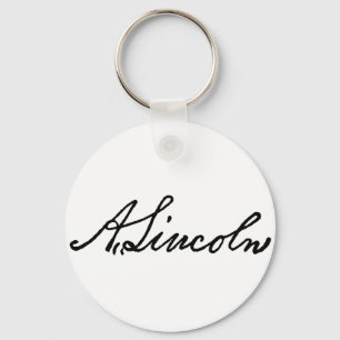 Handtekening Lincoln Sleutelhanger