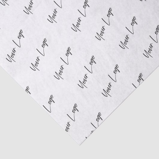 Handtekening Logo Zakelijke Sjabloon Tissuepapier (Detail)