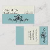 Handtekening Lotus Floral Yoga Instructeur Visitekaartje (Voorkant / Achterkant)