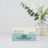 Handtekening Lotus Floral Yoga Instructeur Visitekaartje (Staand voorkant)