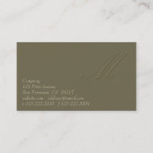 Handtekening M Visitekaartje (Achterkant)