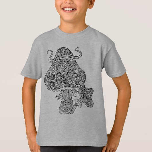 Handtekening Magische paddenstoelen T-shirt (Voorkant)