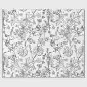 Handtekening Mallow Medicinal Cosmetic Wildflower  Cadeaupapier (Vlak)